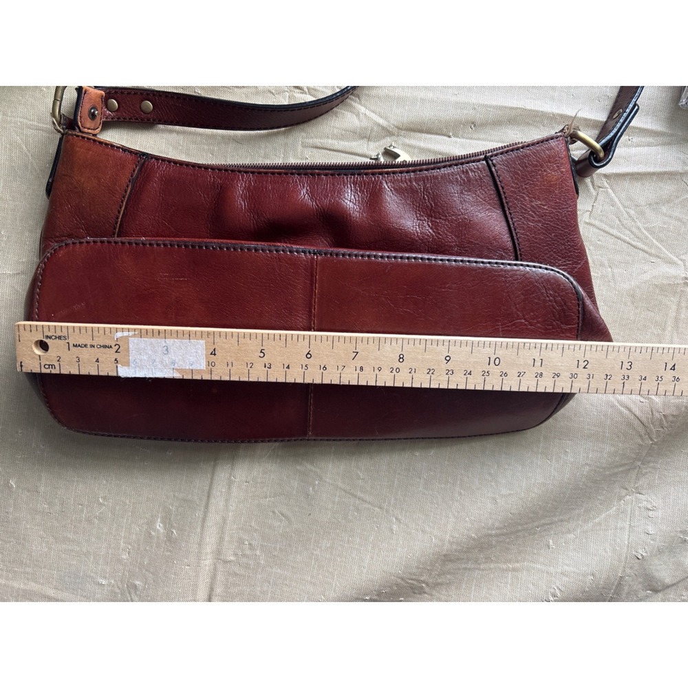 Etienne Aigner Brown Leather Shoulder Bag - Picture 5 of 7